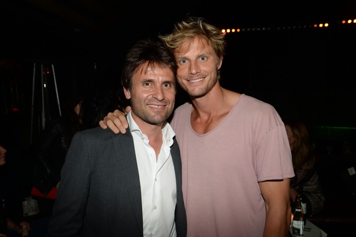 Photo Exclusif Fabrice Santoro et Arnaud Lemaire Anniversaire de