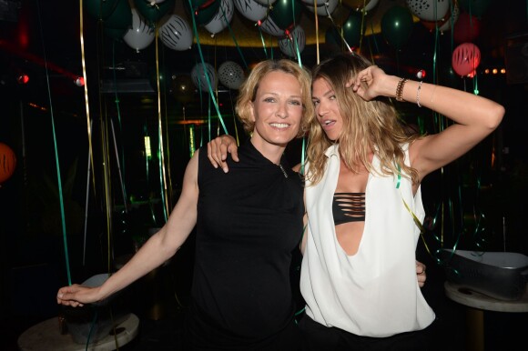 Exclusif - Isabelle Funaro et Karen Mulder - Anniversaire de Sandra Zeitoun de Matteis à l'Arc à Paris, le 24 avril 2015