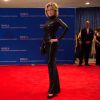 Jane Fonda assiste au dîner de gala de l'association des Correspondants de la Maison Blanche à l'hôtel Hilton Washington. Washington, le 25 avril 2015.
