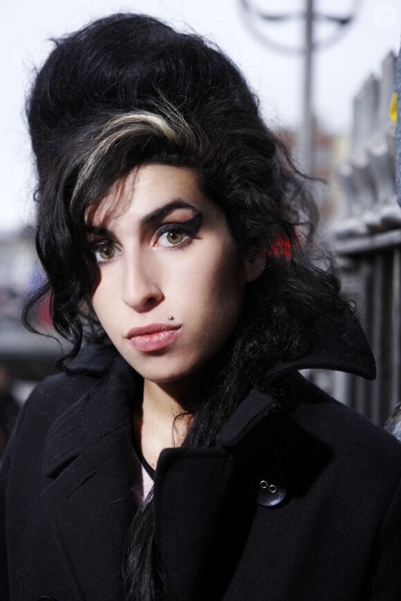 Amy Winehouse à Londres, le 2 février 2007