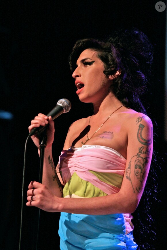 Amy Winehouse lors de la soirée National Mercury Prize Albums à l'hôtel Grosvenor House de Londres, le 4 septembre 2007