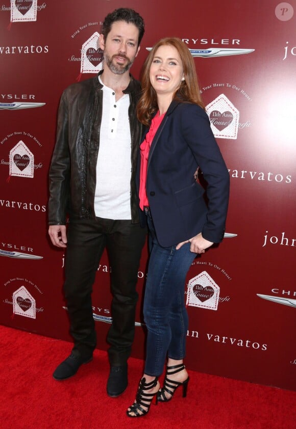Amy Adams et son compagnon Darren Le Gallo - Soirée de charité annuelle John Varvatos à West Hollywood, le 13 avril 2014. 
