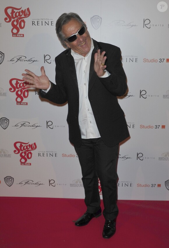 Gilbert Montagné - Avant-premiere du film "Stars 80" au Grand Rex le 19 octobre 2012.