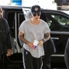 Exclusive - Justin Bieber arrive à LAX, Los Angeles, le 26 avril 2015
