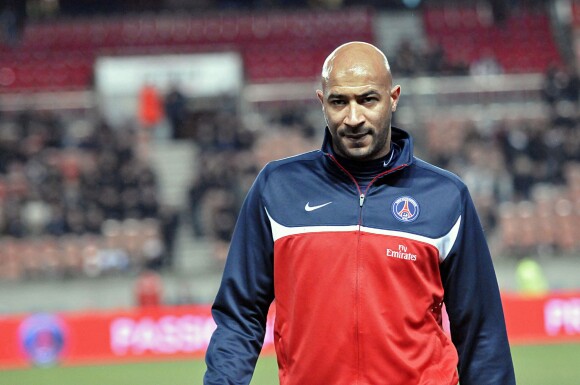 Sammy Traoré lors de la rencontre entre le Paris Saint-Germain et Lorient au Parc des Princes à Paris, le 6 février 2010