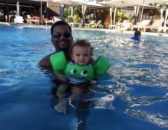 Alfonso Ribeiro et son fils Alfonso Jr., le 11 décembre 2014 sur Twitter