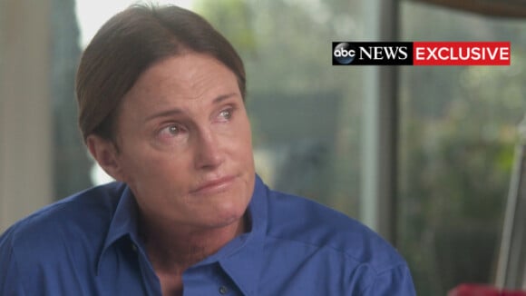 Bruce Jenner, l'ex-champion olympique de décathlon analyse sa nouvelle sexualité avec Diane Sawyer, dans son interview pour ABC. Avril 2015.