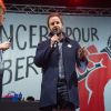 Daphné Bürki, Joachim Roncin (créateur du slogan "Je suis Charlie") et Christophe Deloire - Reporters Sans Frontières (RSF) organise pour ses 30 ans "Un concert pour la liberté" pour célébrer la Journée Mondiale de la Liberté de la Presse sur la place de la République à Paris, le 3 mai 2015.