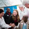 Bill et Chelsea Clinton ont visité les locaux de l'organisme National Agricultural Research Laboratories au Kenya, pour la Fondation Clinton, le 2 mai 2015