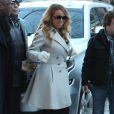  Mariah Carey fait du shopping en bottines Louboutin dans les rues enneig&eacute;es de Aspen, le 23 d&eacute;cembre 2014 