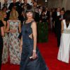 Katie Holmes, habillée d'une robe Zac Posen, assiste au Met Gala 2015, vernissage de l'exposition "China: through the looking glass" au Metropolitan Museum of Art. New York, le 4 mai 2015.