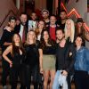 Les Marseillais (W9) fêtent le succes de l'émission 'Les Marseillais en Thailande' au restaurant La Cantine du Faubourg et à la discothèque Chez Papillon à Paris, le 5 mai 2015.