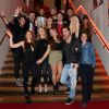 Les Marseillais (W9) fêtent le succes de l'émission 'Les Marseillais en Thailande' au restaurant La Cantine du Faubourg et à la discothèque Chez Papillon à Paris, le 5 mai 2015.