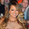 Mariah Carey radieuse à son arrivée au "Caesars Palace" à Las Vegas, le 27 avril 2015 