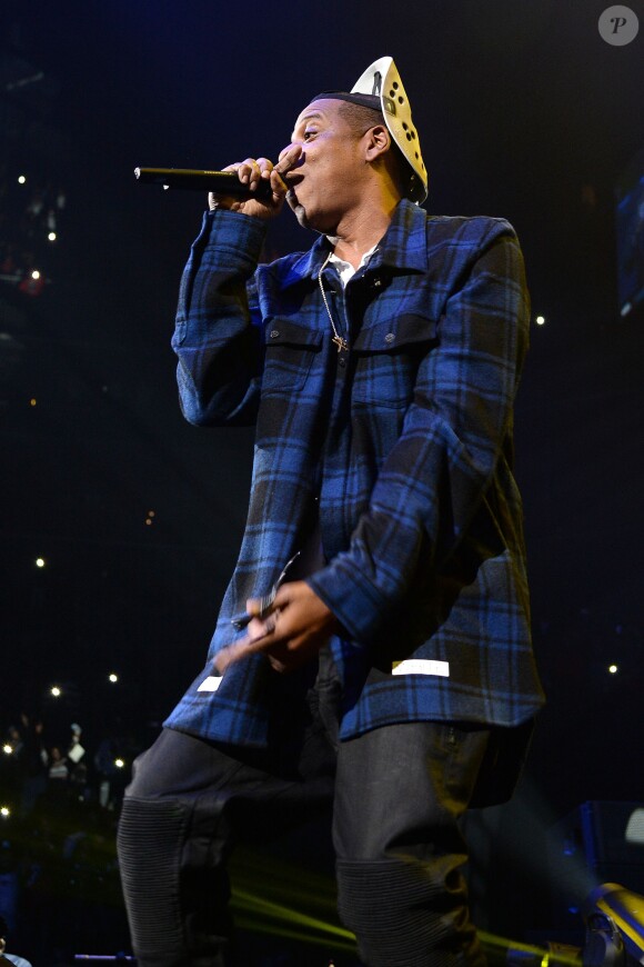 Jay Z au Barclays Center. Brooklyn, le 30 octobre 2014.