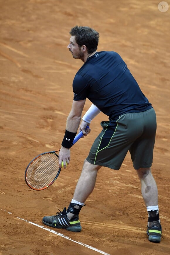 Andy Murray lors du Masters 1000 de Madrid le 7 mai 2015
