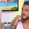 Raphaël (Les Anges 7) évoque la trahison de son ami Julien avec son ex Barbara. Le Mag sur NRJ12, le 11 mai 2015.