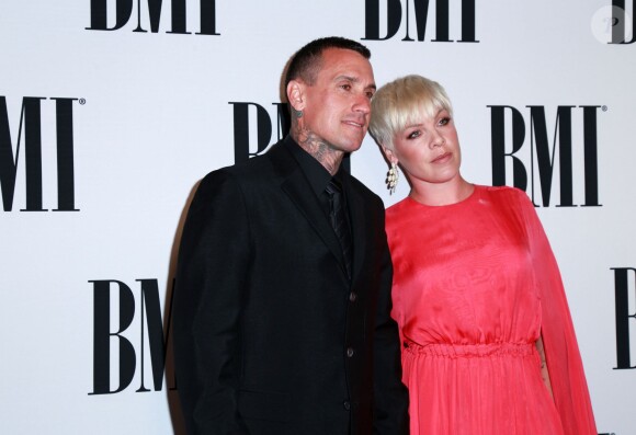 Pink et son mari Carey Hart à la 63ème soirée annuelle de "BMI Pop Awards" à Beverly Hills, le 12 mai 2015