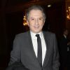 Michel Drucker - La 20e cérémonie des Lauriers de la Radio et de la Télévision à l'Hôtel de ville de Paris, le 16 février 2015.