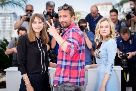 Alice Winocour, Matthias Schoenaerts et Diane Kruger - Photocall du film "Maryland - Disorder" lors du 68ème Festival International du Film de Cannes. Cannes, le 16 mai 2015  Call for "Maryland - Disorder" at the 68th Cannes Film Festival. Cannes, on may 16th 201516/05/2015 - Cannes