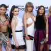 Taylor Swift, Lily Aldridge, Hailee Steinfeld, Zendaya Coleman et Martha Hunt - Cérémonie des Billboard Music Awards à Las Vegas le 17 mai 2015.