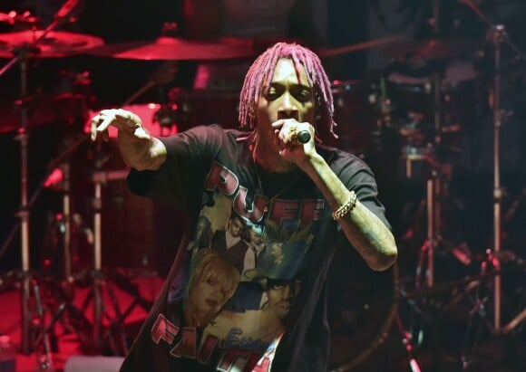 Le rappeur Wiz Khalifa en concert à la "House of Blues" à Chicago le 24 novembre 2014.