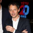Marc-Olivier Fogiel - Dîner des 20 ans du magazine Têtu au restaurant du Musée du Quai Branly "Les ombres" à Paris le 18 mai 2015.