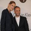 Doutzen Kroes et Francisco Costa assistent à la soirée Calvin Klein, en marge du 68e Festival de Cannes. Cannes, le 18 mai 2015.