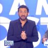 Cyril Hanouna annonce que Bertrand Chameroy a eu "un coup de fatigue" dans les coulisses de Touche pas à mon poste sur D8, le 19 mai 2015. Il n'a donc pas pu assurer sa chronique.