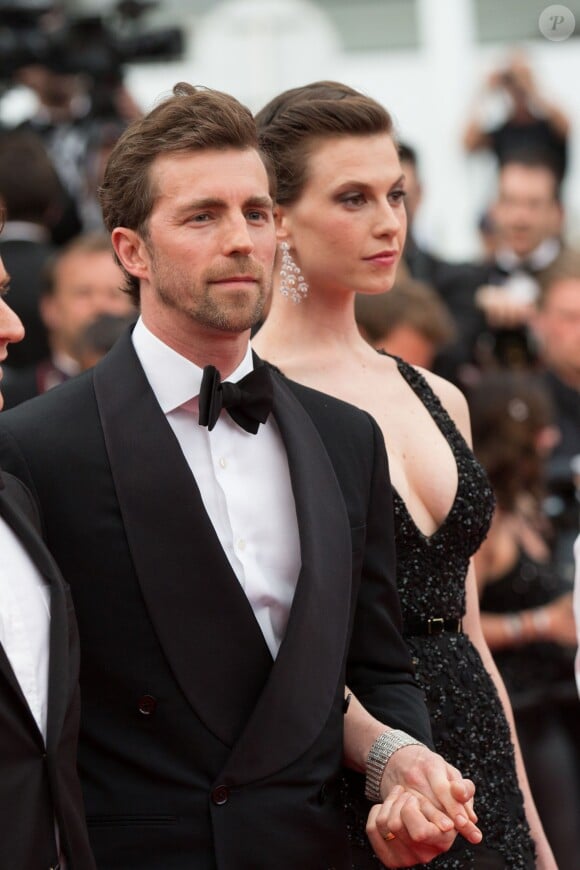 James Marshall et sa femme Elettra Rossellini Wiedemann - Montée des marches du film "Sicario" lors du 68e Festival International du Film de Cannes le 19 mai 2015