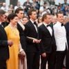 Isabella Rossellini, Elettra Rossellini Wiedemann et son mari James Marshall - Montée des marches du film "Sicario" lors du 68e Festival International du Film de Cannes le 19 mai 2015
