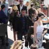 Kendall Jenner et Cara Delevingne à la plage du Martinez beach pendant le 68ème festival du film de Cannes, le 20 mai 2015