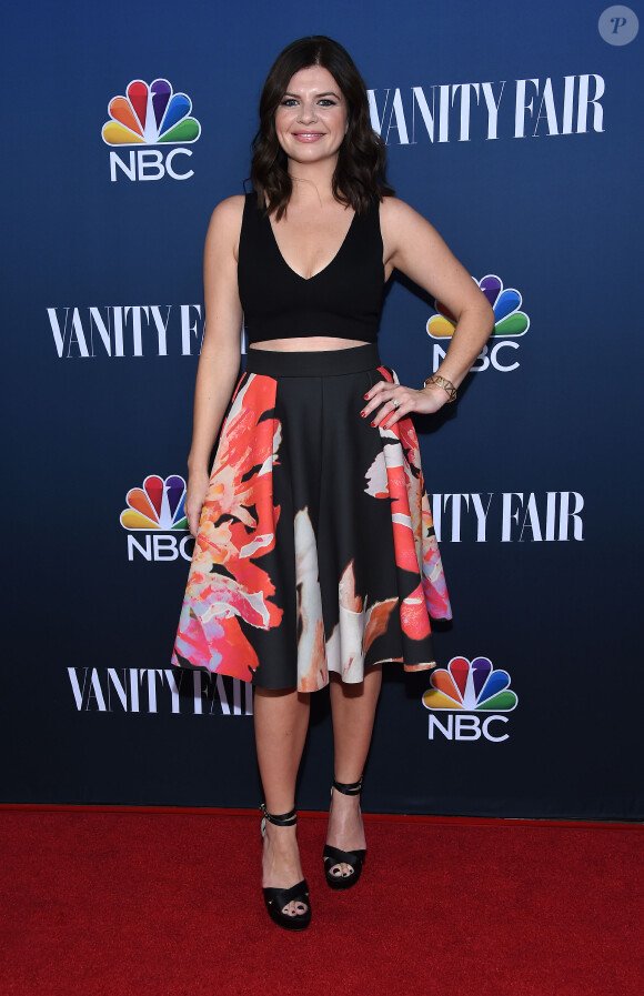 Casey Wilson sur le tapis rouge de l'événement NBC Vanity Fair 2014-2015 TV Season à Hyde Sunset Kitchen, Los Angeles, le 16 septembre 2014