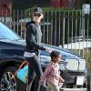 Exclusif - Charlize Theron et son fils Jackson à Los Angeles le 3 mars 2015