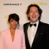 Florence Foresti et Guillaume Gallienne lors de la soirée "Le Petit Prince" sur le port de Cannes, le 22 mai 2015.