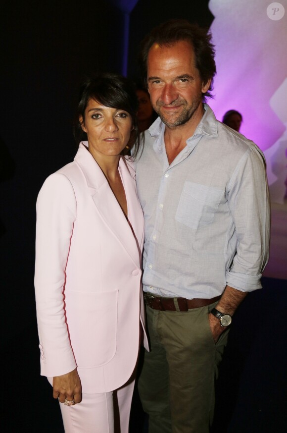 Florence Foresti et Stephane De Groodt lors de la soirée "Le Petit Prince" sur le port de Cannes, le 22 mai 2015.