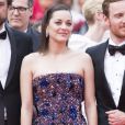  Marion Cotillard&nbsp;(robe Dior et bijoux Chopard)&nbsp;- Mont&eacute;e des marches du film "Macbeth" lors du 68e Festival International du Film de Cannes le 23 mai 2015 