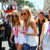 Poppy Delevingne et Cara Delevingne lors du 73e Grand Prix de Monaco le 24 mai 2015.