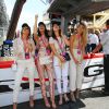 Hayley Baldwin, Kendall Jenner, Bella Hadid et Gigi Hadid lors du 73e Grand Prix de Monaco le 24 mai 2015.