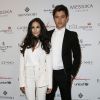 JJ Hamblett et sa compagne Caterina Lopez - Photocall au dîner du Global Gift Gala, organisé au Four Seasons Hôtel George V à Paris, le 25 mai 2015.