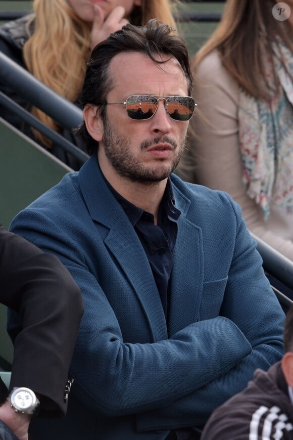 Mickael Cohen au second jour des Internationaux de Roland-Garros à Paris, le 25 mai 2015
