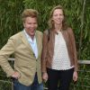 Igor Bogdanov et sa femme Amélie de Bourbon Parme au second jour des Internationaux de Roland-Garros à Paris, le 25 mai 2015