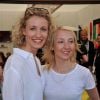 Audrey Lamy et sa soeur et Alexandra Lamy au Village lors des Internationaux de France de tennis de Roland Garros le 2 juin 2013