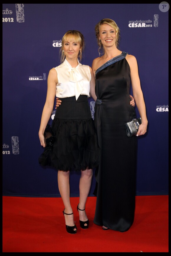 Alexandra et Audrey Lamy lors de la cérémonie des César 2012