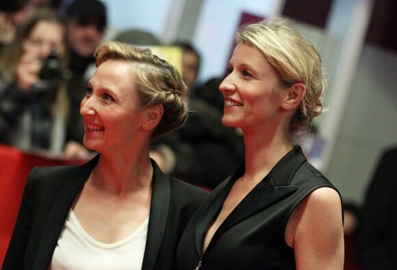 Alexandra et Audrey Lamy lors de l'avant-première du film Au pays du sang et du miel le 16 février 2012