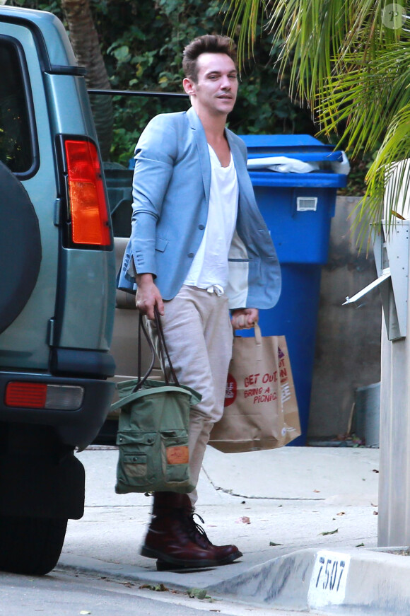 Jonathan Rhys Meyers à West Hollywood, Los Angeles, le 23 août 2014.