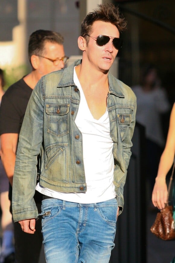 Jonathan Rhys Meyers à West Hollywood, Los Angeles, le 11 août 2014.