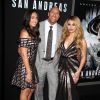 Simone Alexandra Johnson, Dwayne Johnson, Dinah-Jane Hansen - Première du film "San Andreas" à Los Angeles le 26 mai 2015.  
