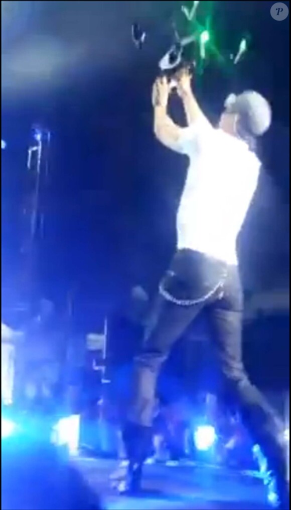 Enrique Iglesias lors de son concert à Tijuana, au Mexique, le 30 mai 2015