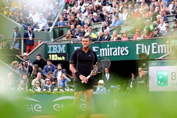 Jo-Wilfried Tsonga à Roland-Garros à Paris, le 31 mai 2015. 